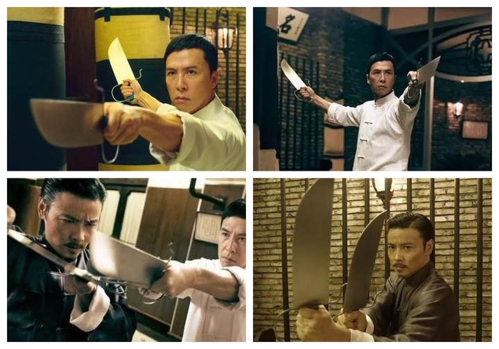 Bát Trảm Đao trong phim Diệp Vấn Bát Trảm Đao từng xuất hiện trong các bộ phim về Diệp Vấn và phái Vịnh Xuân