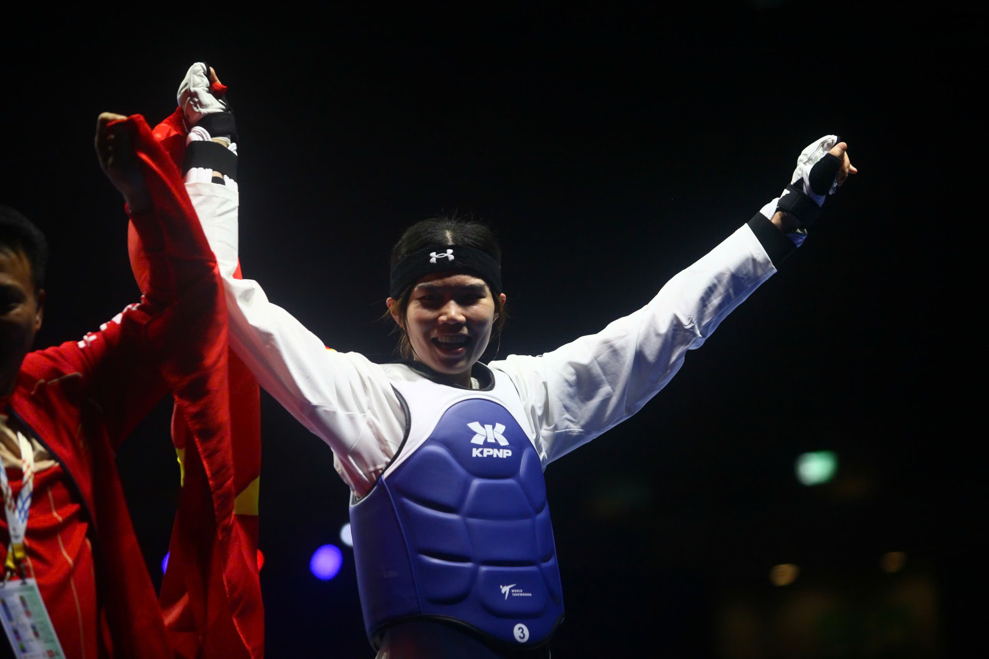 Trần Thị Ánh Tuyết mang về HCV cho Taekwondo Việt Nam. Trần Thị Ánh Tuyết giành huy chương vàng Taekwondo